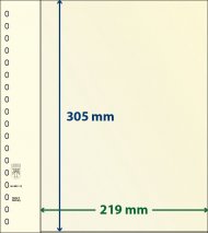 LINDNER. Двухсторонние листы системы dT-Blanco, 1 ячейка 305 х 219 мм. Арт. dT802112P