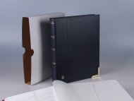 IMPORTA. Кляссер (альбом для марок), 40 белых разделённых страниц, обложка под кожу