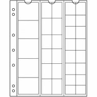 LEUCHTTURM. Листы NUMIS для 33 монет, разных Ø , 5 листов в упаковке. Арт. 323010