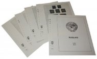 Иллюстрированные альбомные листы для марок СССР (1980-1984 гг.) с клеммташами, фирма Leuchtturm (Германия)