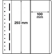 LEUCHTTURM. Листы LB, 2 вертикальные ячейки размером 100 х 293 мм, в упаковке 10 штук