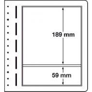 LEUCHTTURM. Листы LB, 2 ячейки размером 190 х 189 мм и 190 х 59 мм, в упаковке 10 штук